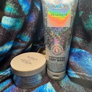 Platinum Moisturizing Body Wash & Glowtion Body Butter NWT BBW